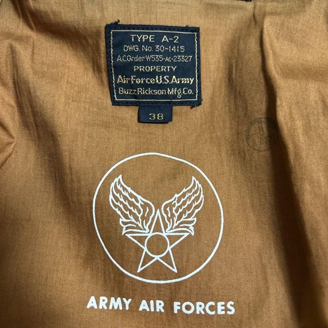 (38) 버즈릭슨 a-2 가죽자켓 상품이미지8