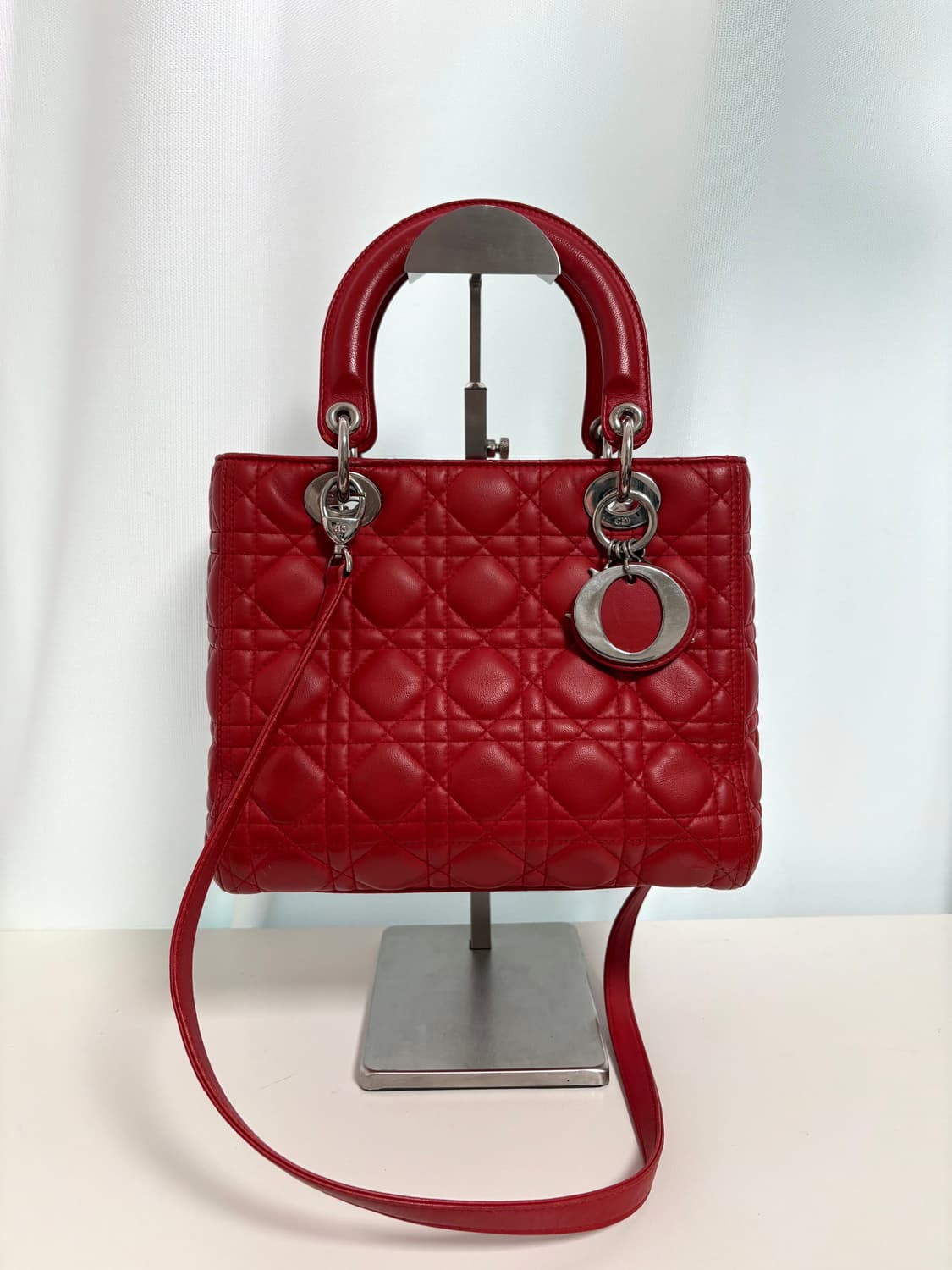 디올 레이디 레드 미디움 상품이미지1