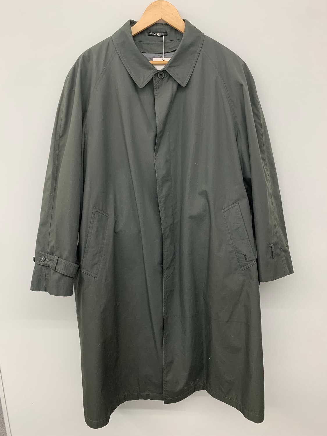 생로랑 90s 롱코트 (내피 탈부착 가능) 상품이미지2