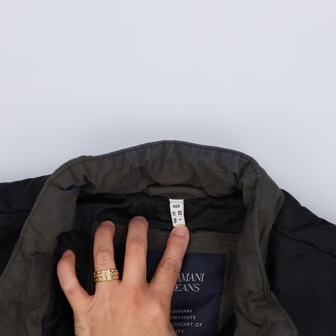 EU 52 아르마니진 패딩조끼 0123H1 상품이미지5