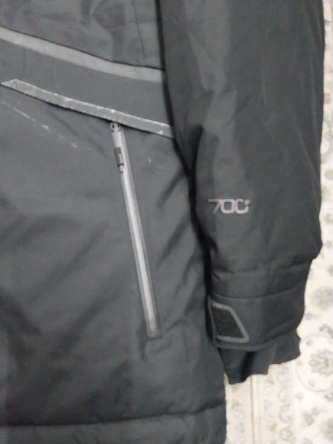 아이더 블랙 패딩 점퍼 700필 (후드분실) 상품이미지4