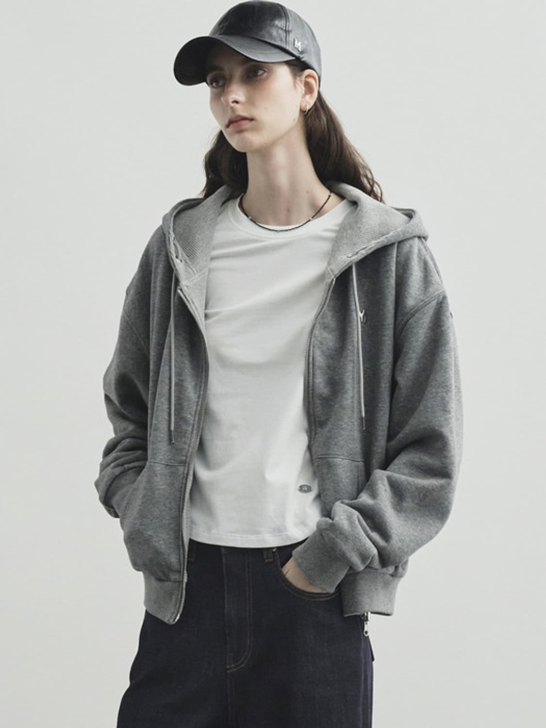 몽돌 리버시블 양면 후드집업 새상품 상품이미지2