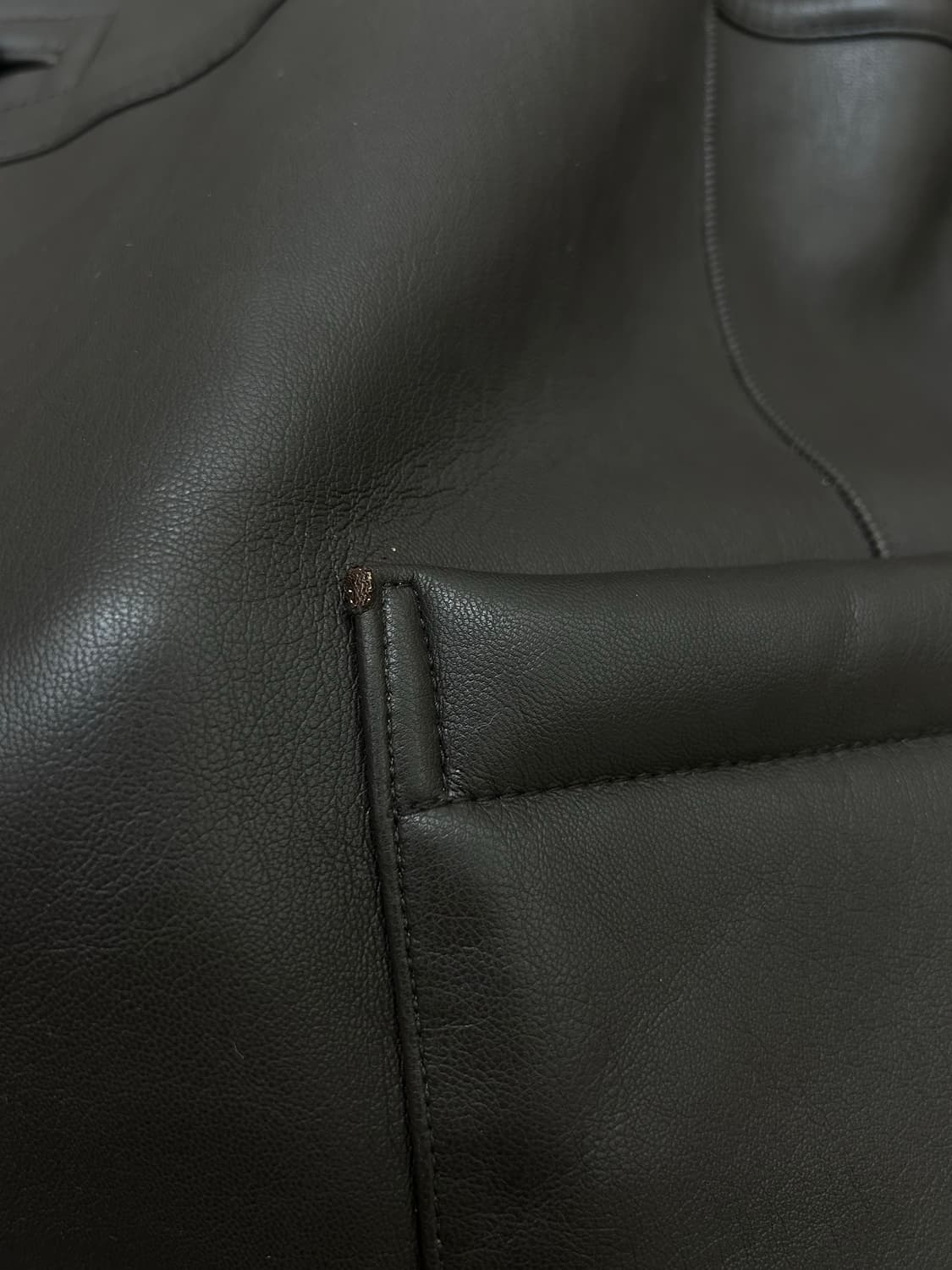 [3]인스턴트펑크 함성가죽 롱 무스탕/브라운 상품이미지7