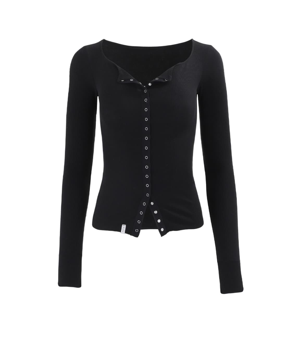 킴서울 스냅버튼 가디건 블랙 상품이미지1