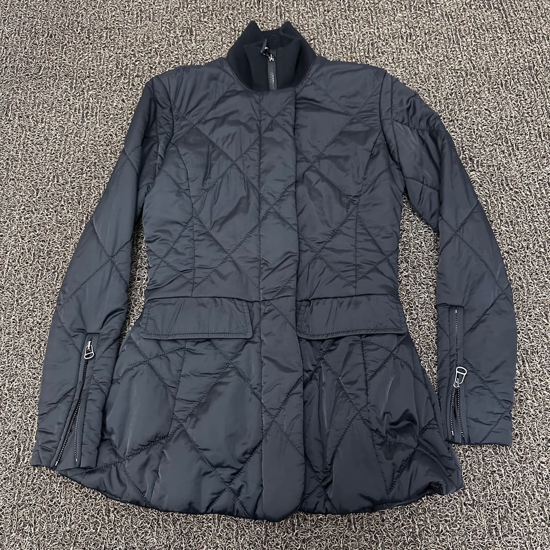 POLO 폴로 랄프로렌 여성 퀄팅 점퍼 자켓 블랙 사이즈 2 상품이미지1