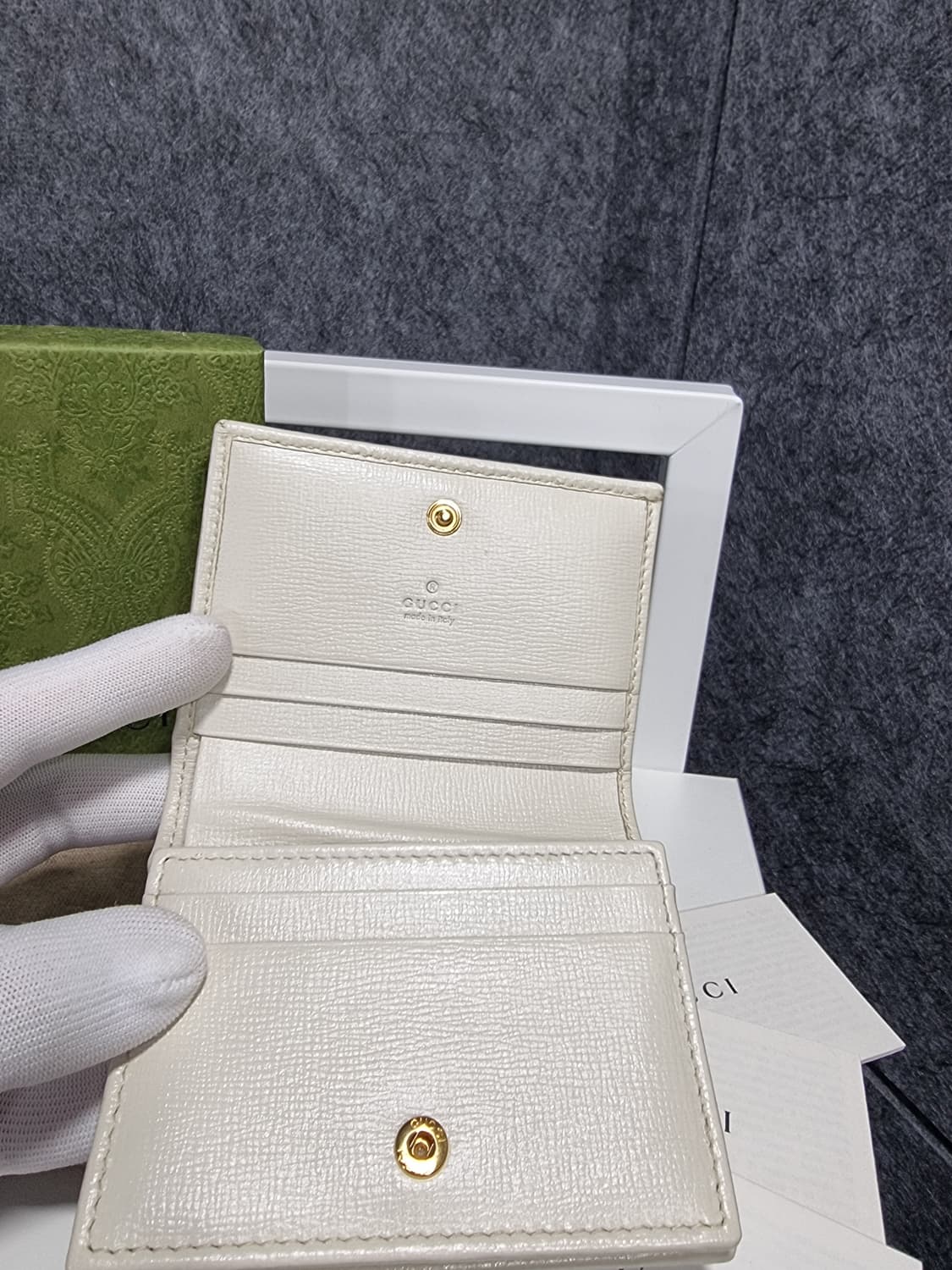 구찌 홀스빗 1955 카드 케이스 지갑 상품이미지3