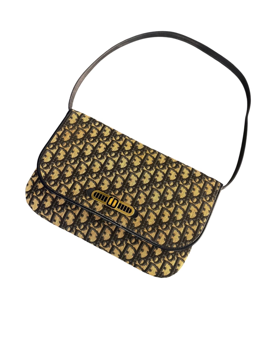 디올 빈티지 네이비 모노그램 트로터 숄더백 상품이미지2