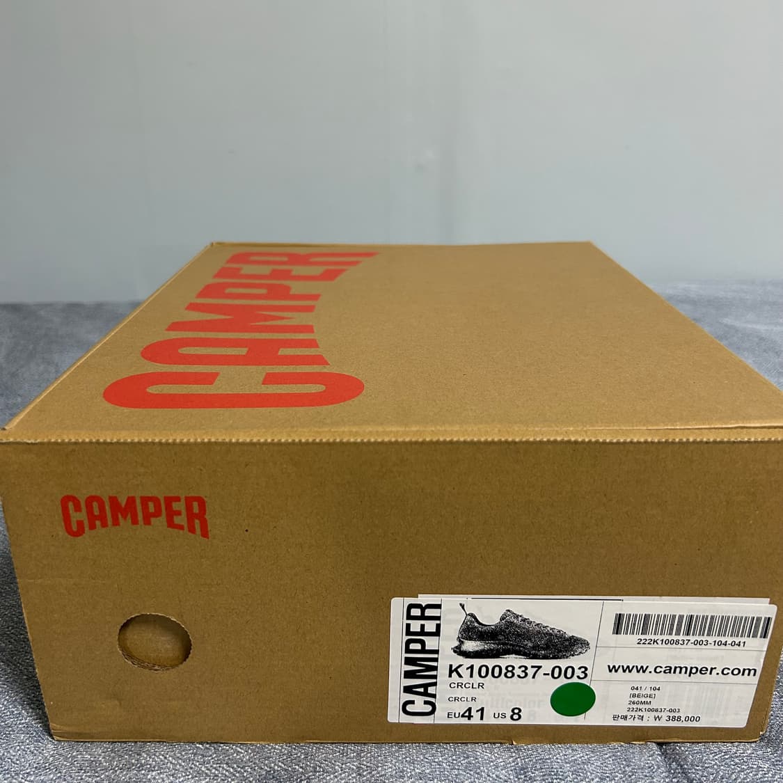 캠퍼 CRCLR 고어텍스 GORE-TEX 베이지 (260) 상품이미지8