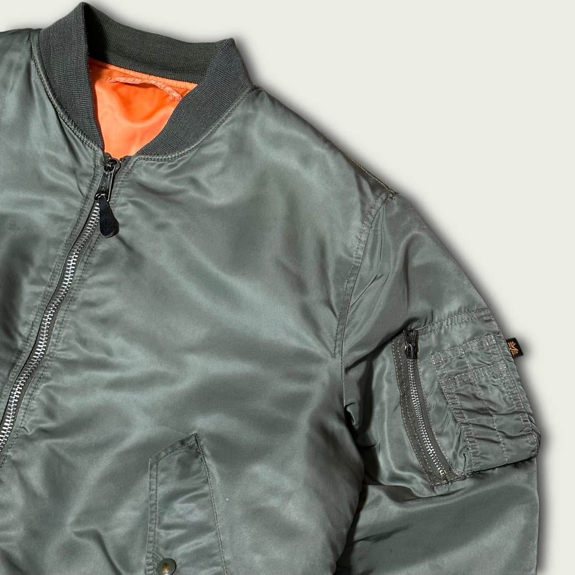 90's Ma-1 세이지그린 상품이미지2
