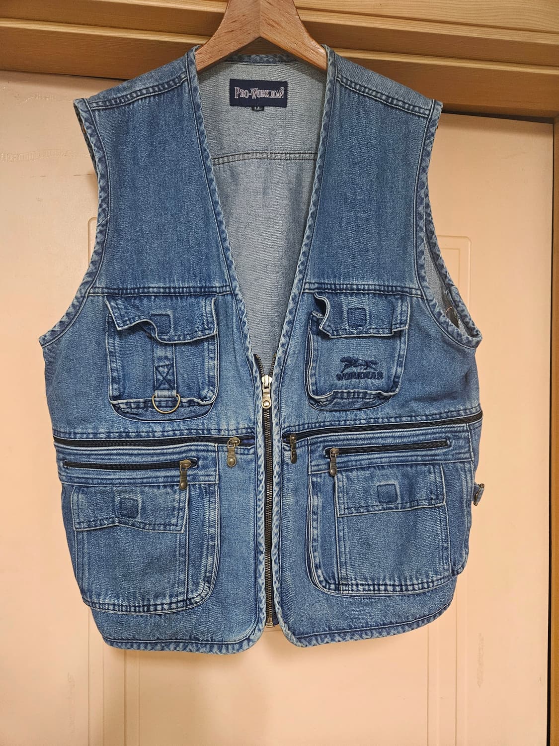 청조끼 데님베스트 상품이미지1