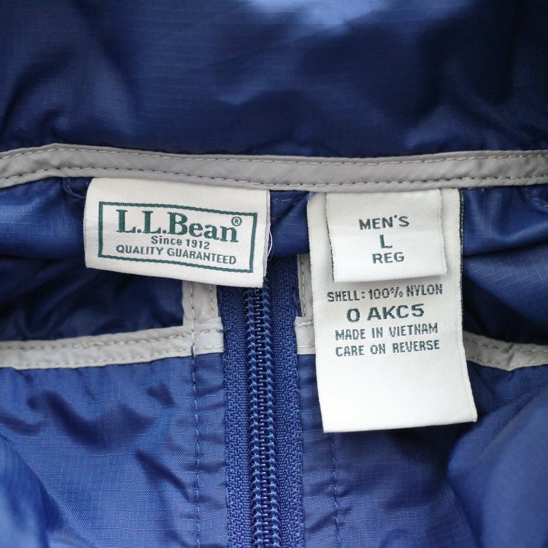 엘엘빈 스토어웨이 패커블 나일론 립스탑 바람막이 L 상품이미지7