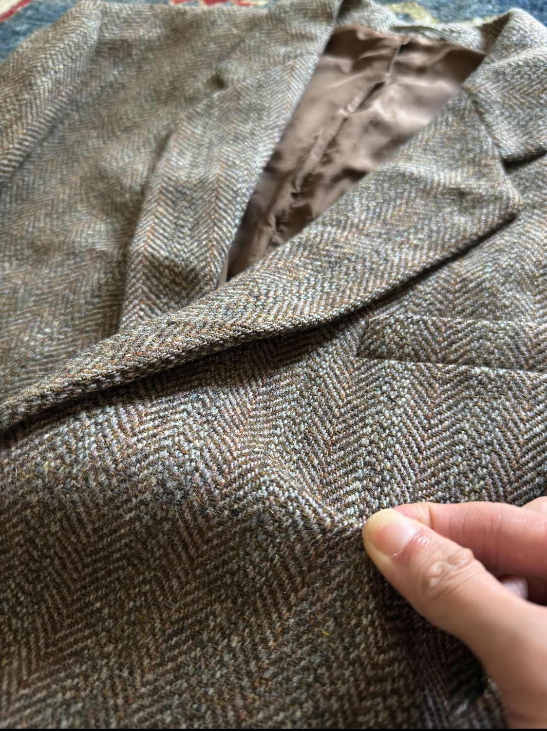 세인트 미쉘 헤리스트위드 울 헤링본 블레이저 상품이미지4