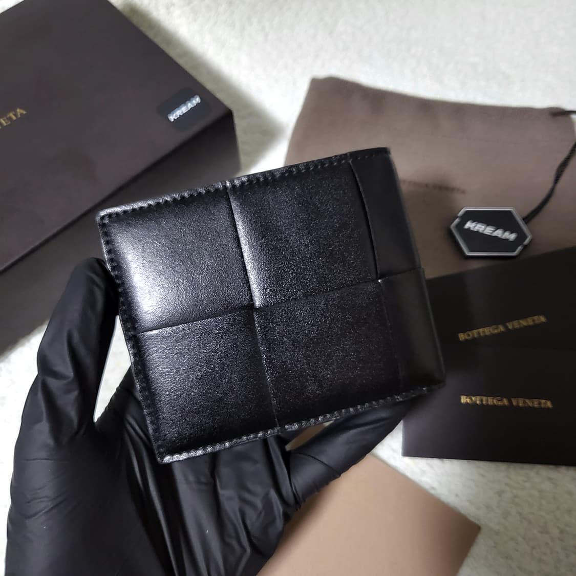 [신형/크림판] 보테가베네타 카세트 반지갑  상품이미지3