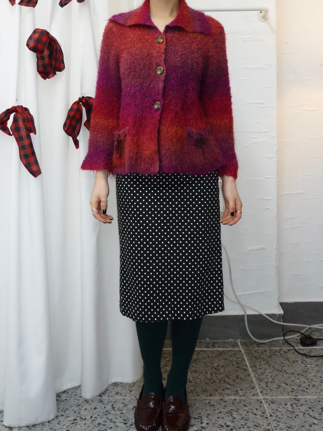 berry ombré cardigan 상품이미지2