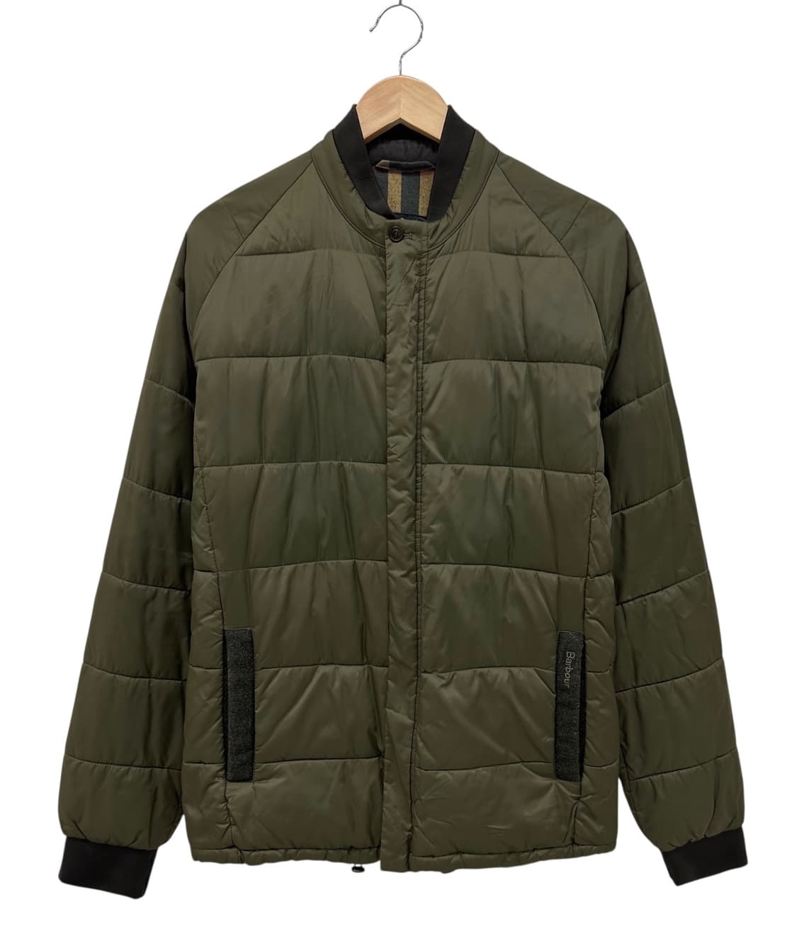 바버 화이버다운 경량패딩 카키 (L) 상품이미지1
