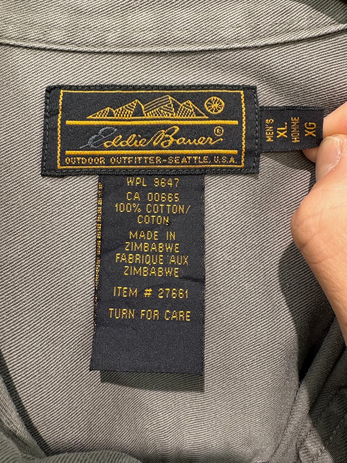 90s 에디바우어 원포켓 셔츠 상품이미지10