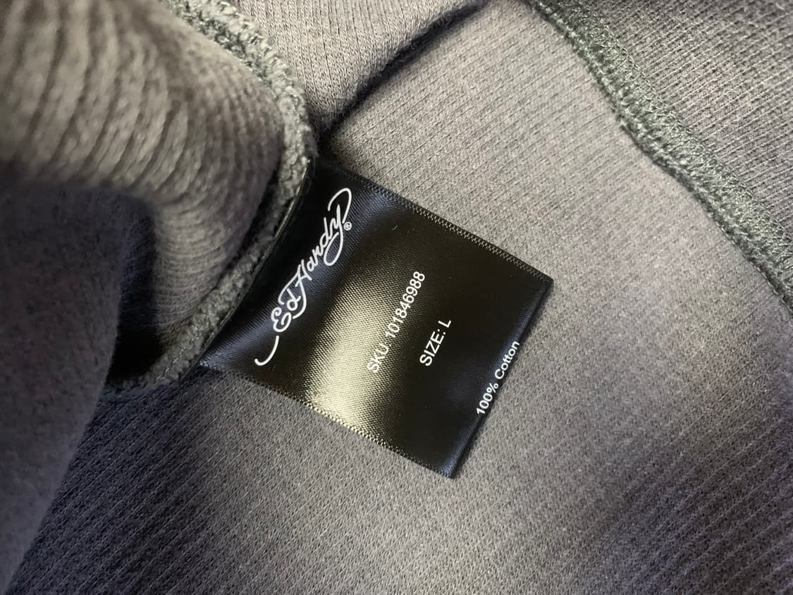 에드하디 워시드 와플 써멀 후드집업 상품이미지6