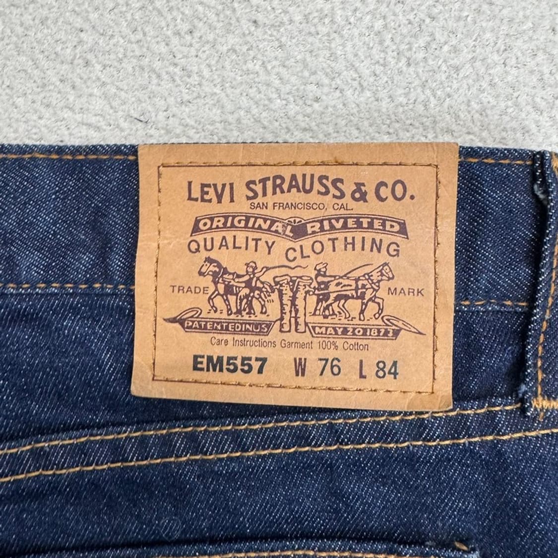 LEVI STRAUSS & CO 오렌지탭 부츠컷 데님 팬츠 상품이미지6