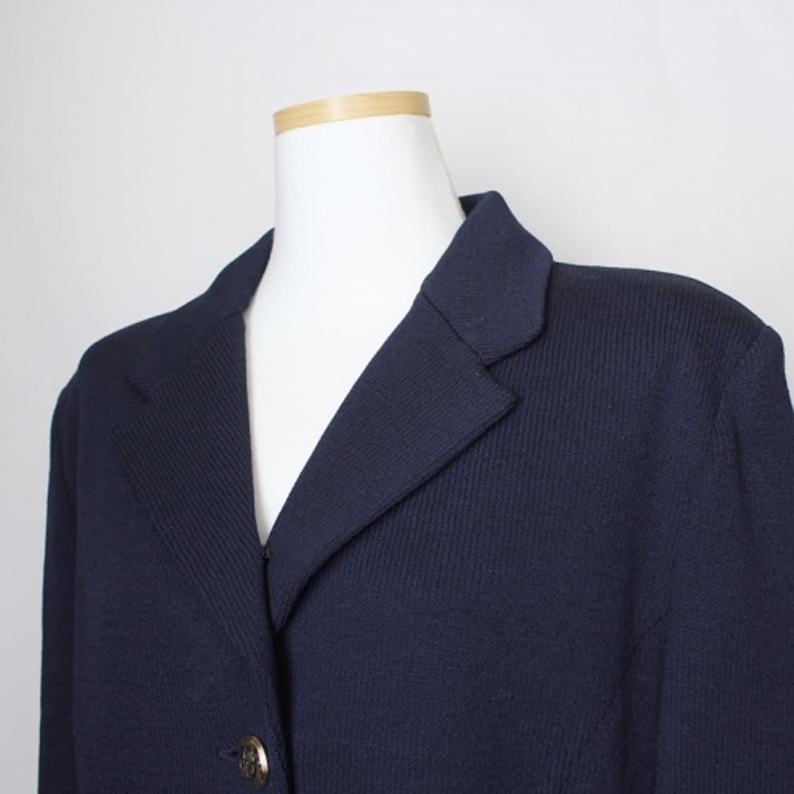 세인트존 베이직스 네이비 니트 자켓 66, 77 상품이미지5