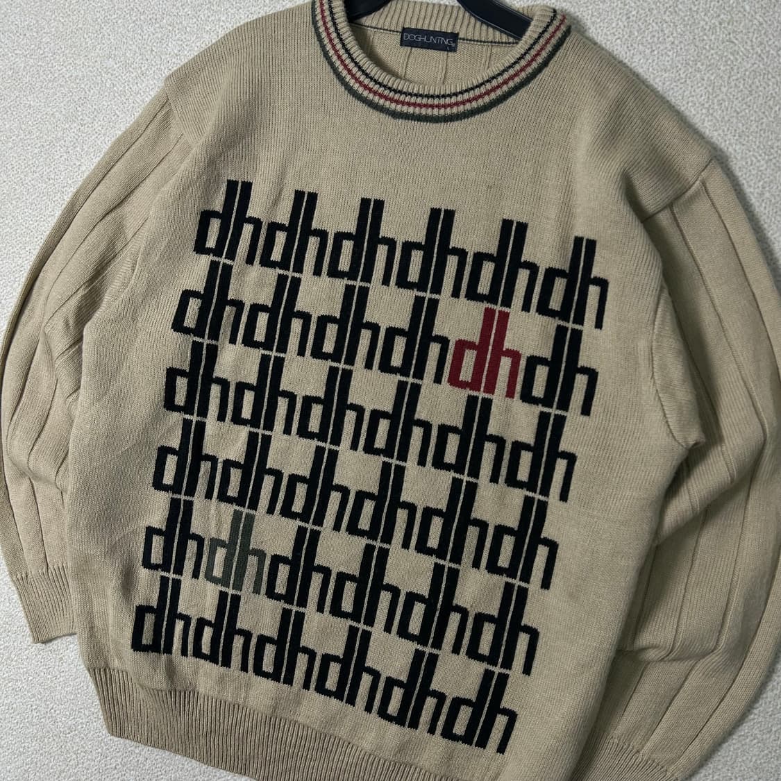 (L) 재팬빈티지 DOGHUNTING 패턴 니트 상품이미지2