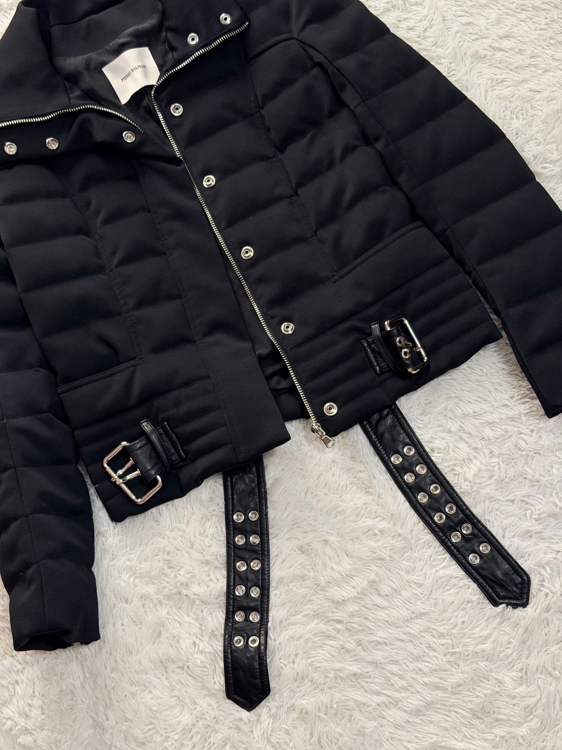피에르 발망 블랙 패딩 자켓 36 상품이미지3