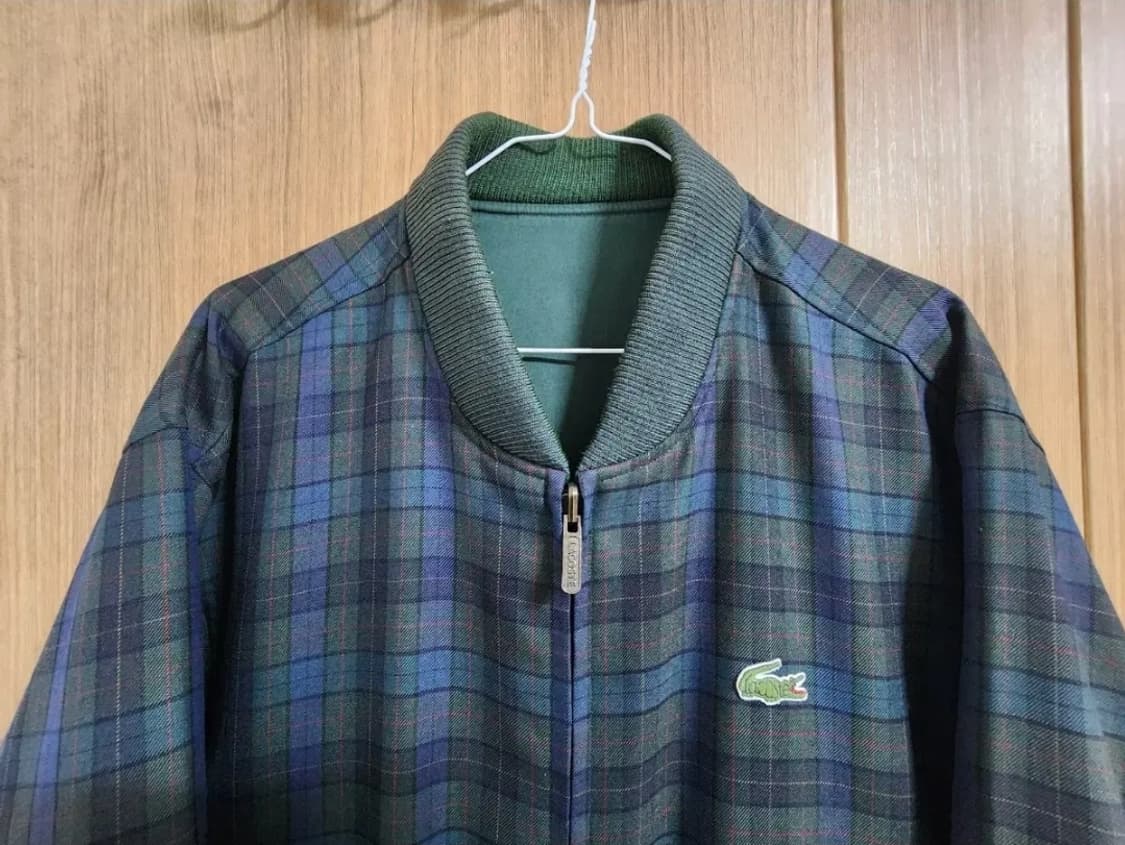 (100)라코스테 빈티지 울 리버서블 양면 점퍼 상품이미지5