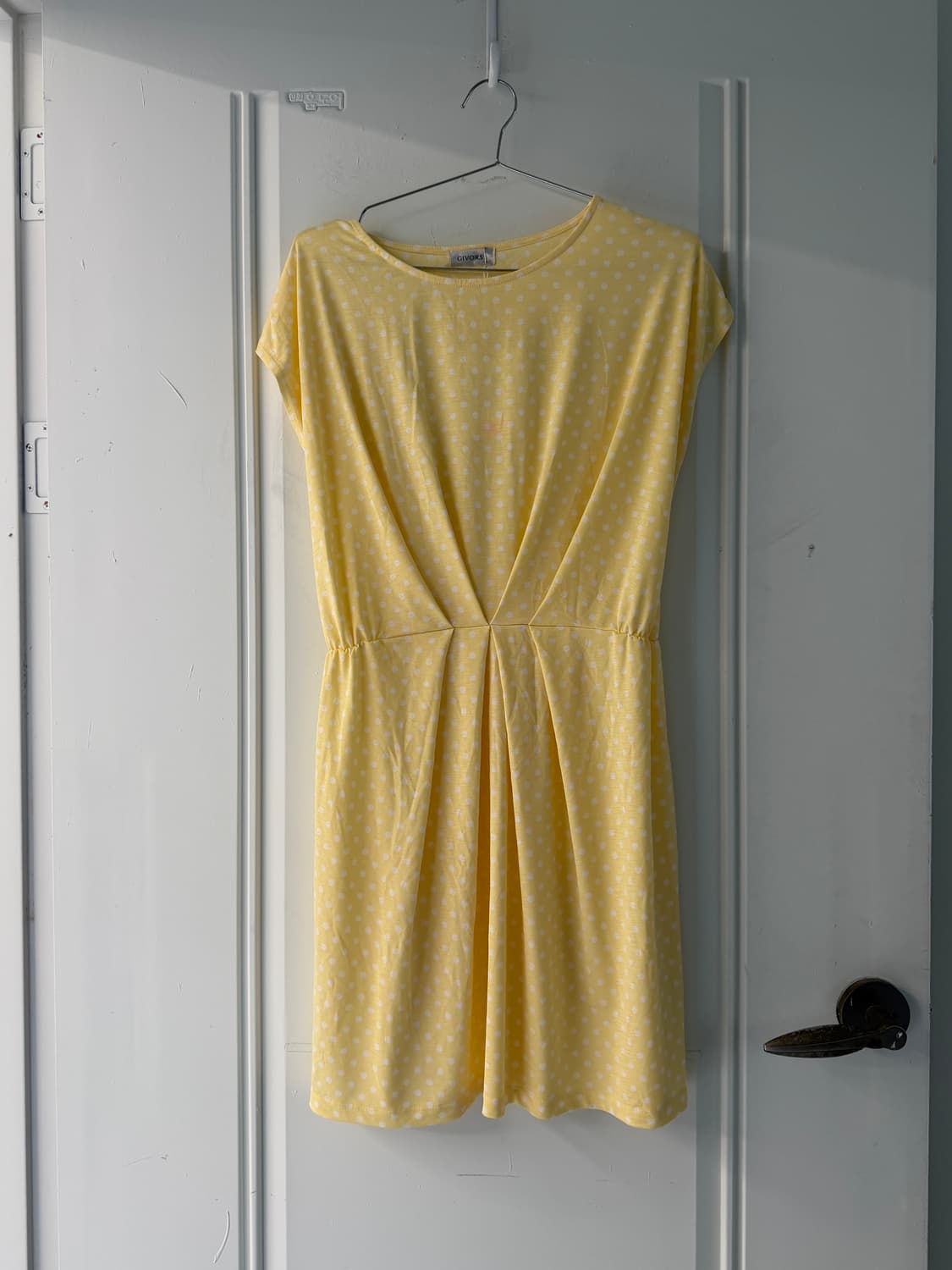 일본빈티지 엘로우 도트 원피스 상품이미지3