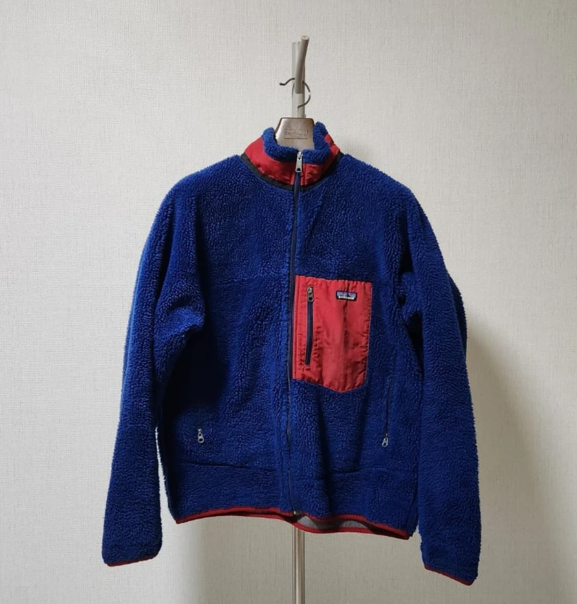 [L/105] USA 파타고니아 클래식 레트로-X (네이비/레드) 상품이미지1