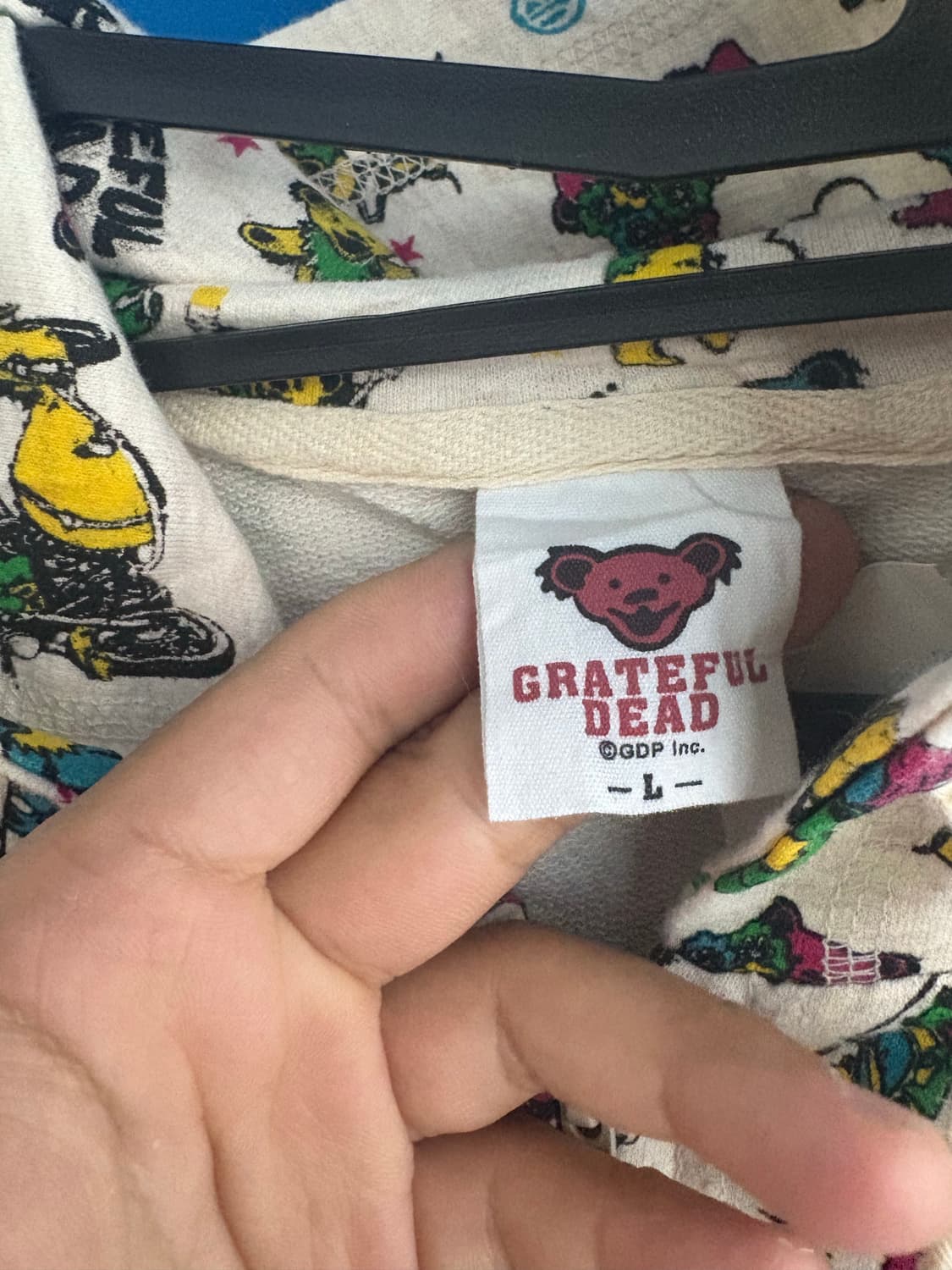 GRATEFUL DEAD 반팔 후드집업 L 상품이미지6