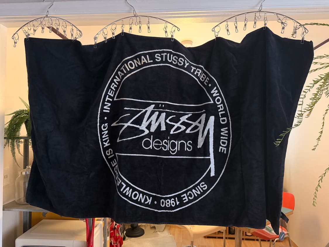 Stussy Dot Jacquard Towel Black 상품이미지1
