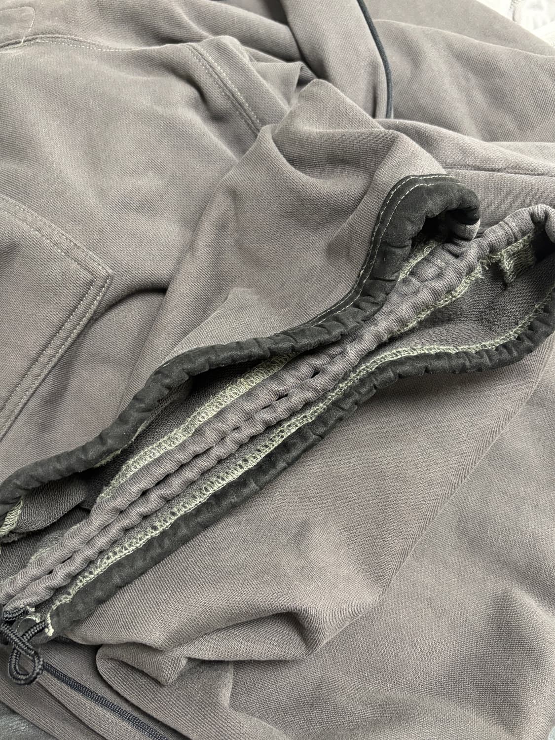 [2] 폴리테루 퍼티그 스웻 팬츠 워시드 그린 상품이미지3