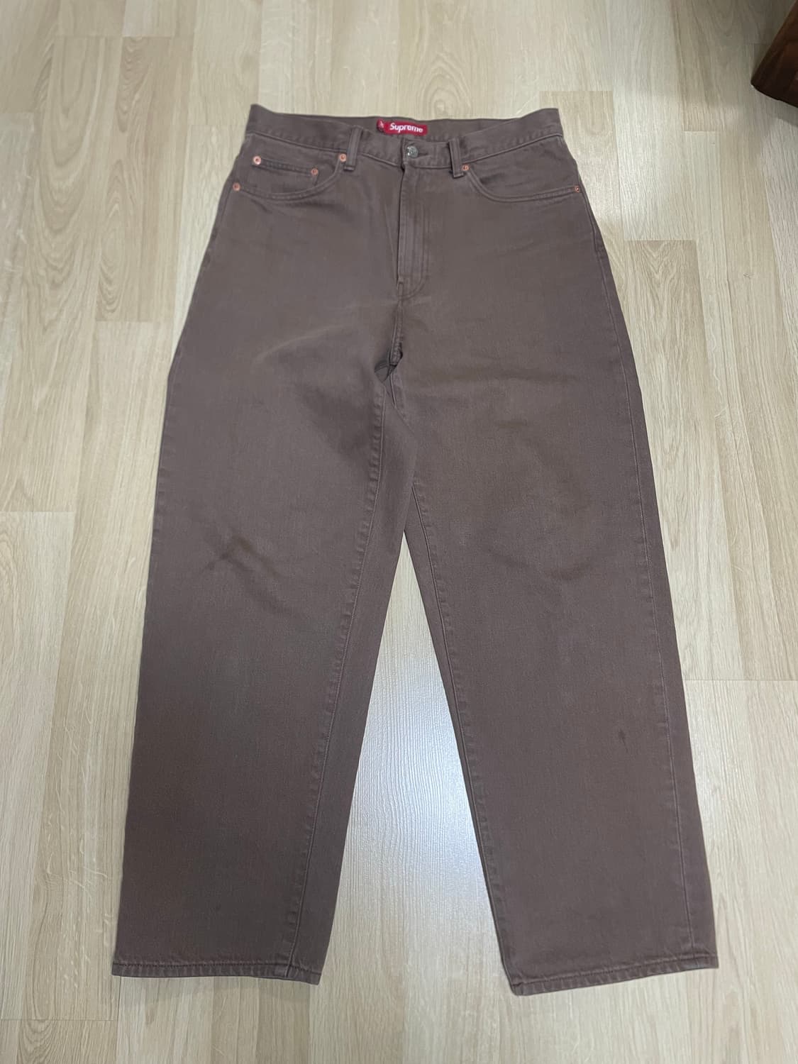 30 슈프림 배기진 라이트 브라운 상품이미지6