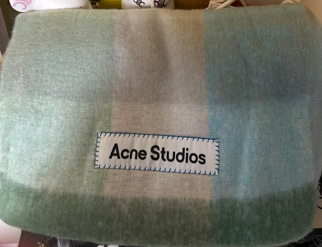 아크네 스튜디오 체크 모헤어울머플러 남여공용 상품이미지2