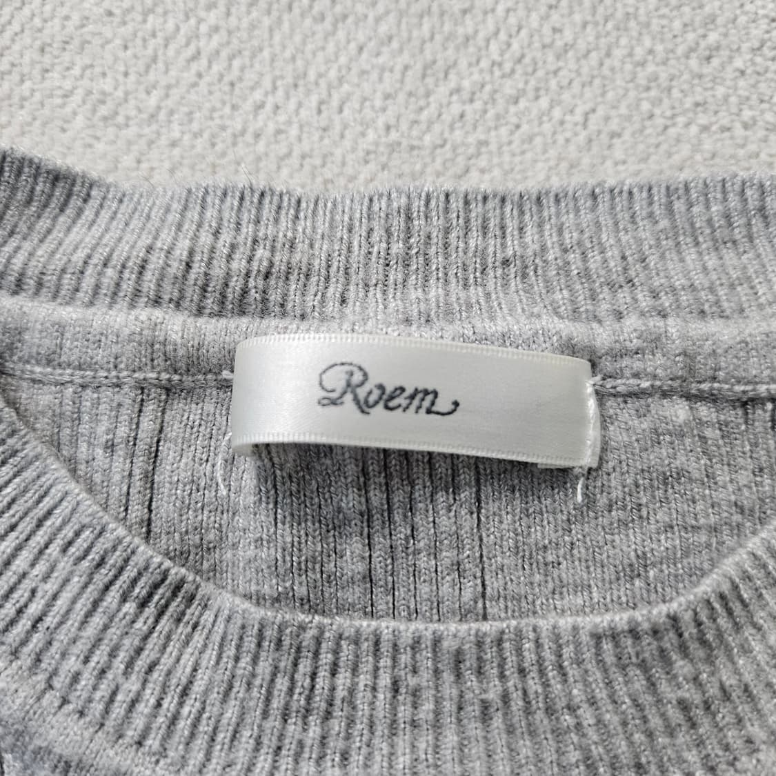 90 로엠 여성 골지 니트 0407Y 상품이미지3