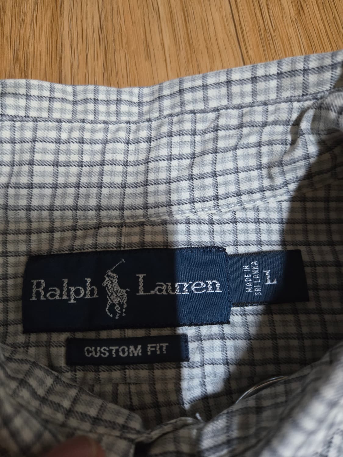 폴로 랄프로렌 남성 커스텀핏 체크 셔츠(L사이즈) 상품이미지7