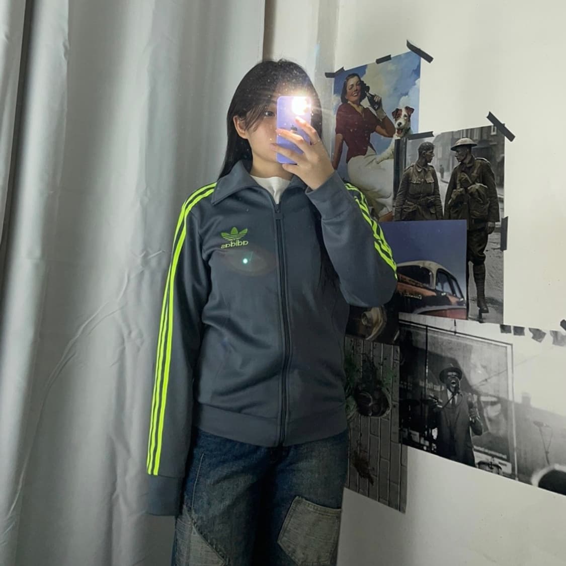 아디다스 그레이 네온 유로파 져지 95 상품이미지2