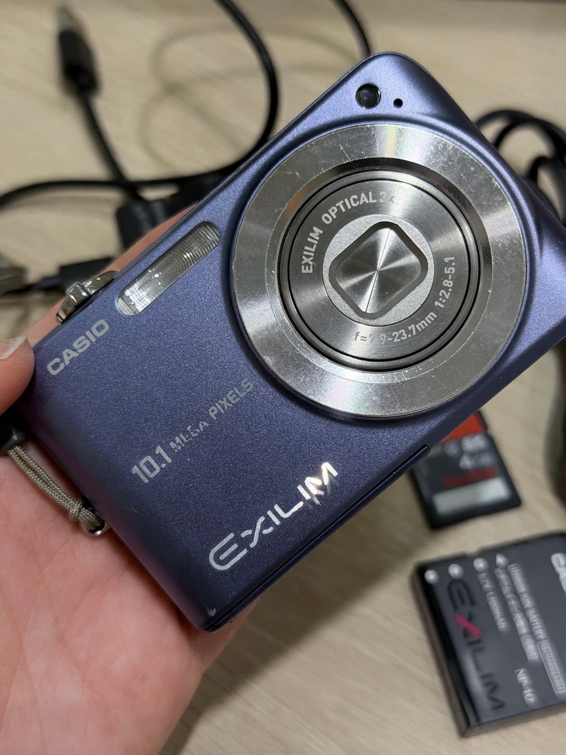 풀세트) 카시오 엑슬림 EXILIM z1080 퍼플 영어판 상품이미지3