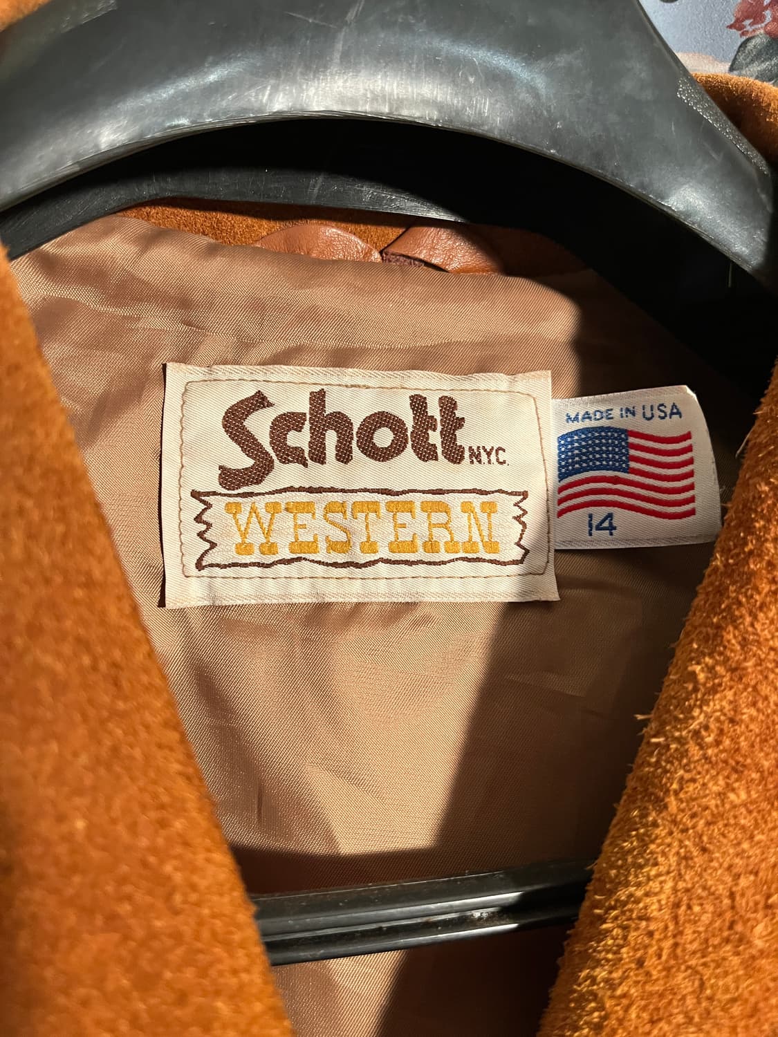 1980s Schott 프린지 스웨이드 자켓 (민트급) 상품이미지3