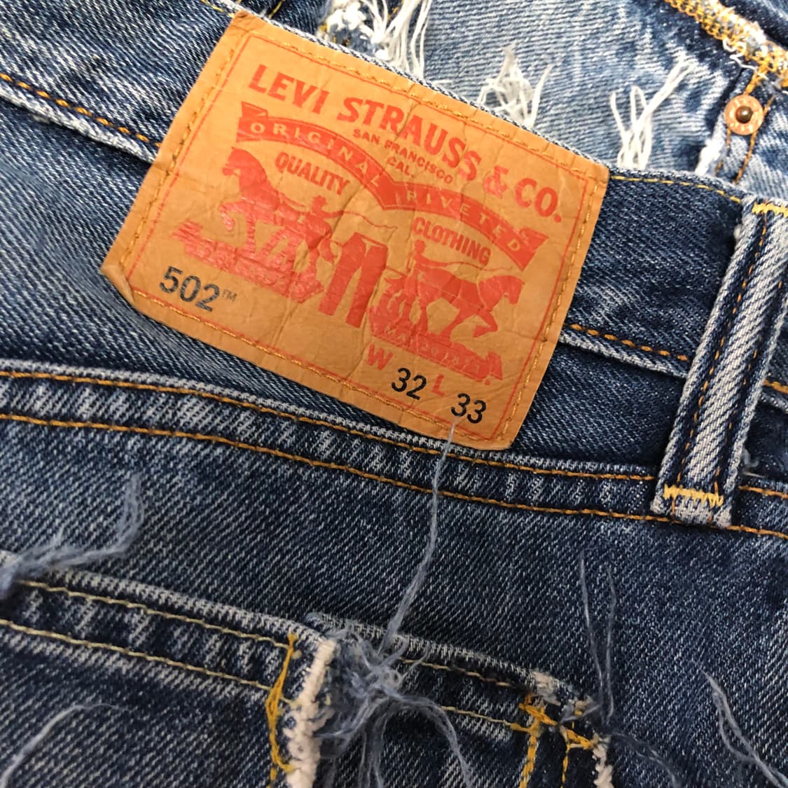 리바이스 502 리메이크 데님팬츠  상품이미지10