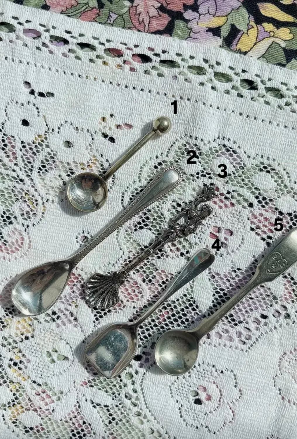 영국 빈티지 실버플레이트 솔트스푼 상품이미지2