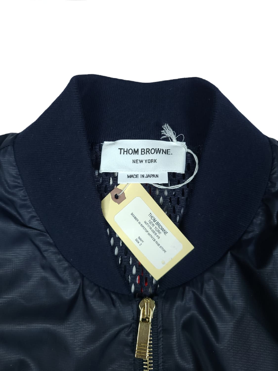 톰브라운 센터백 백삼선 바람막이 블루종 봄버자켓 상품이미지7