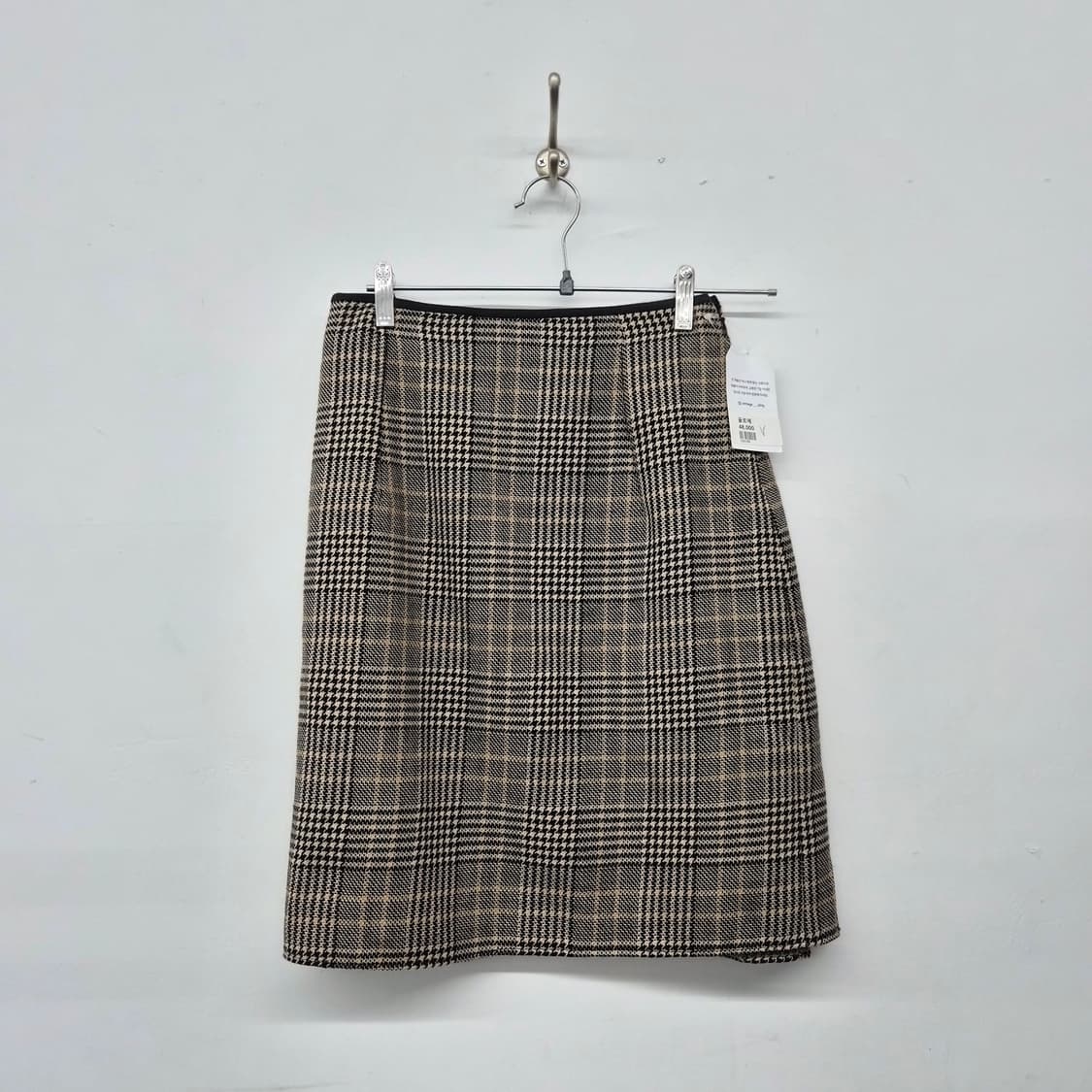 끌로에 체크 패턴 스커트 여성 24in 상품이미지5