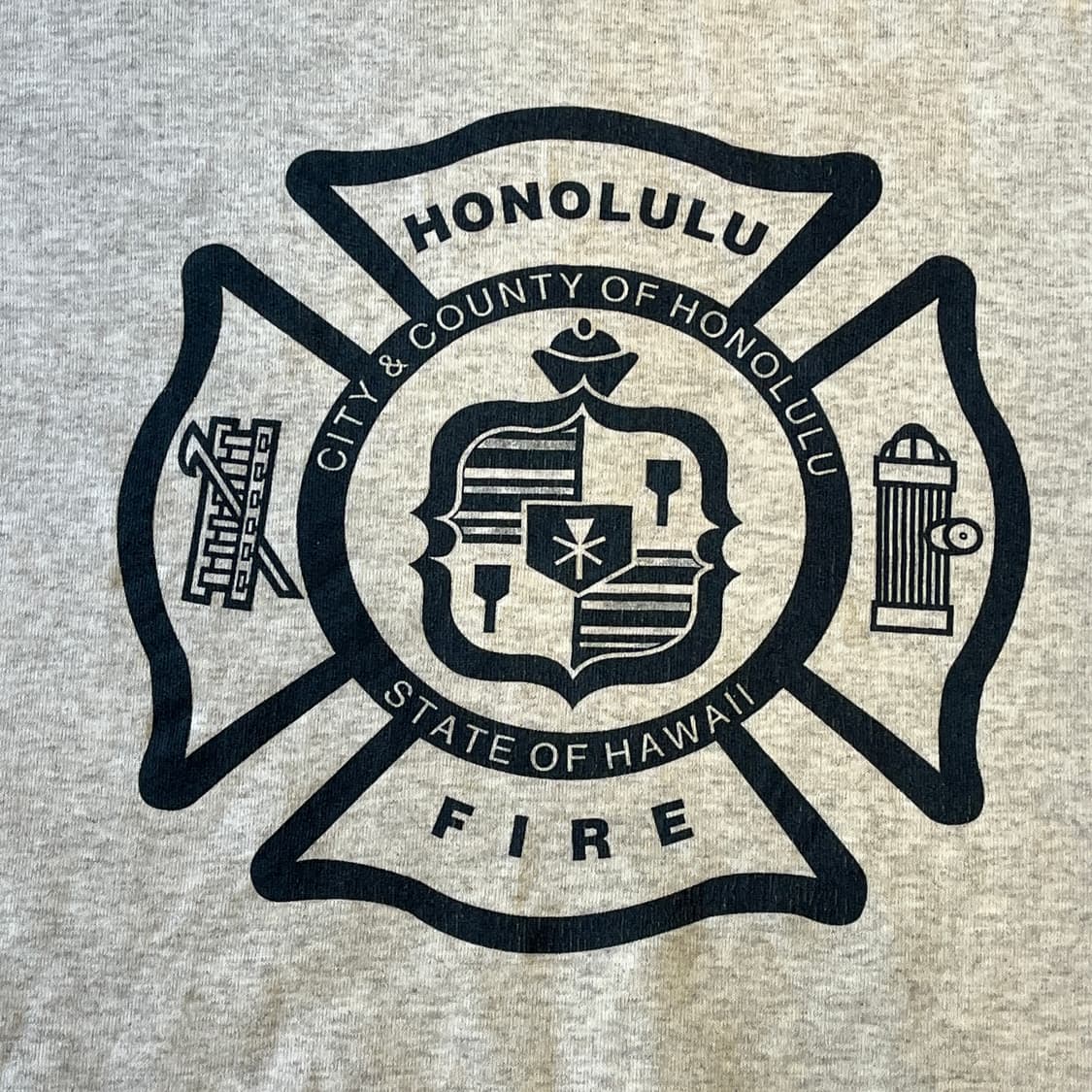 90s 미국 생산 빈티지 멜란지 프린팅 스웻셔츠 맨투매 상품이미지7