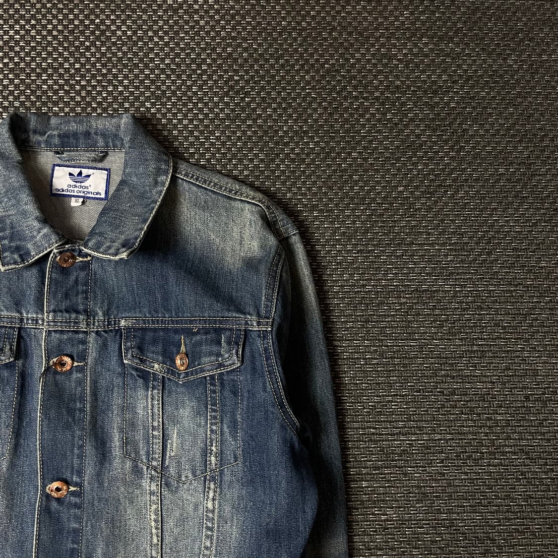 아디다스 오리지널스 중청 투포켓 데님 자켓 XL 상품이미지3