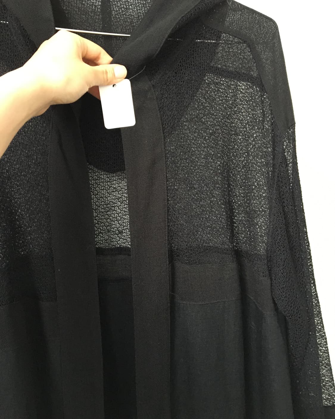 Hood open long cardigan 상품이미지5