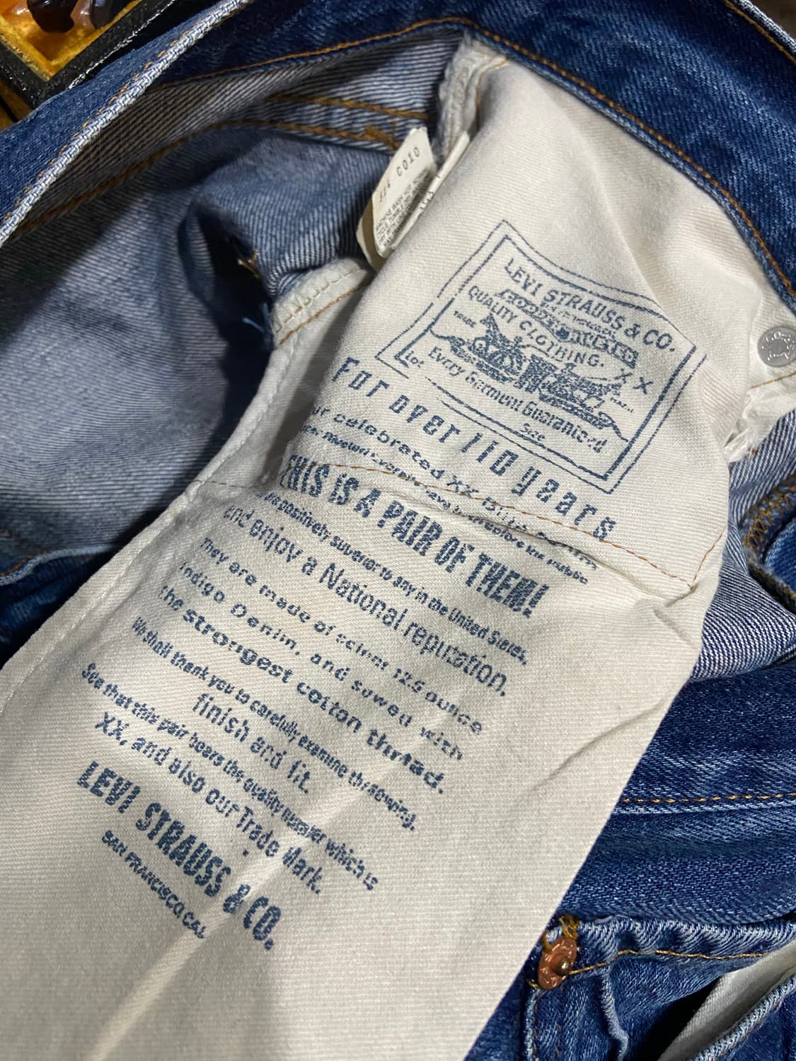 1993 Levi's 501 리바이스 오리지널 LVC 데님팬츠 상품이미지7