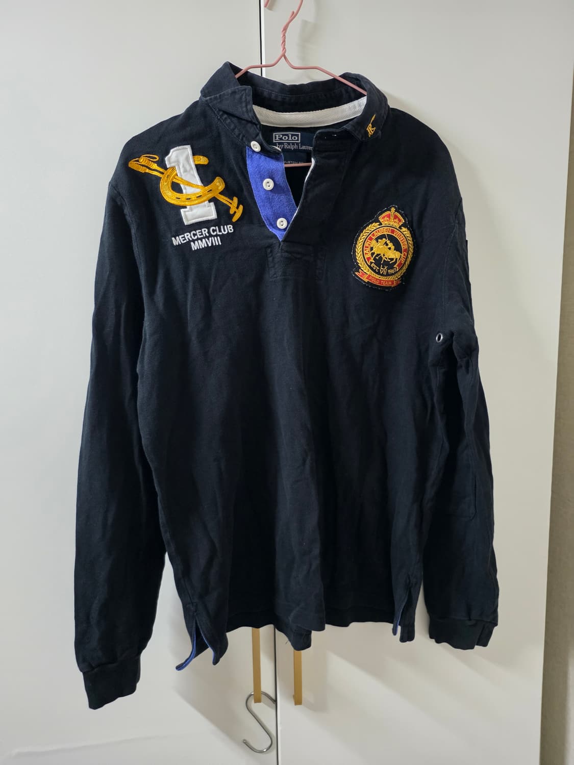 폴로 랄프 로렌 PK 머서클럽 럭비티 L 커스텀핏 상품이미지1