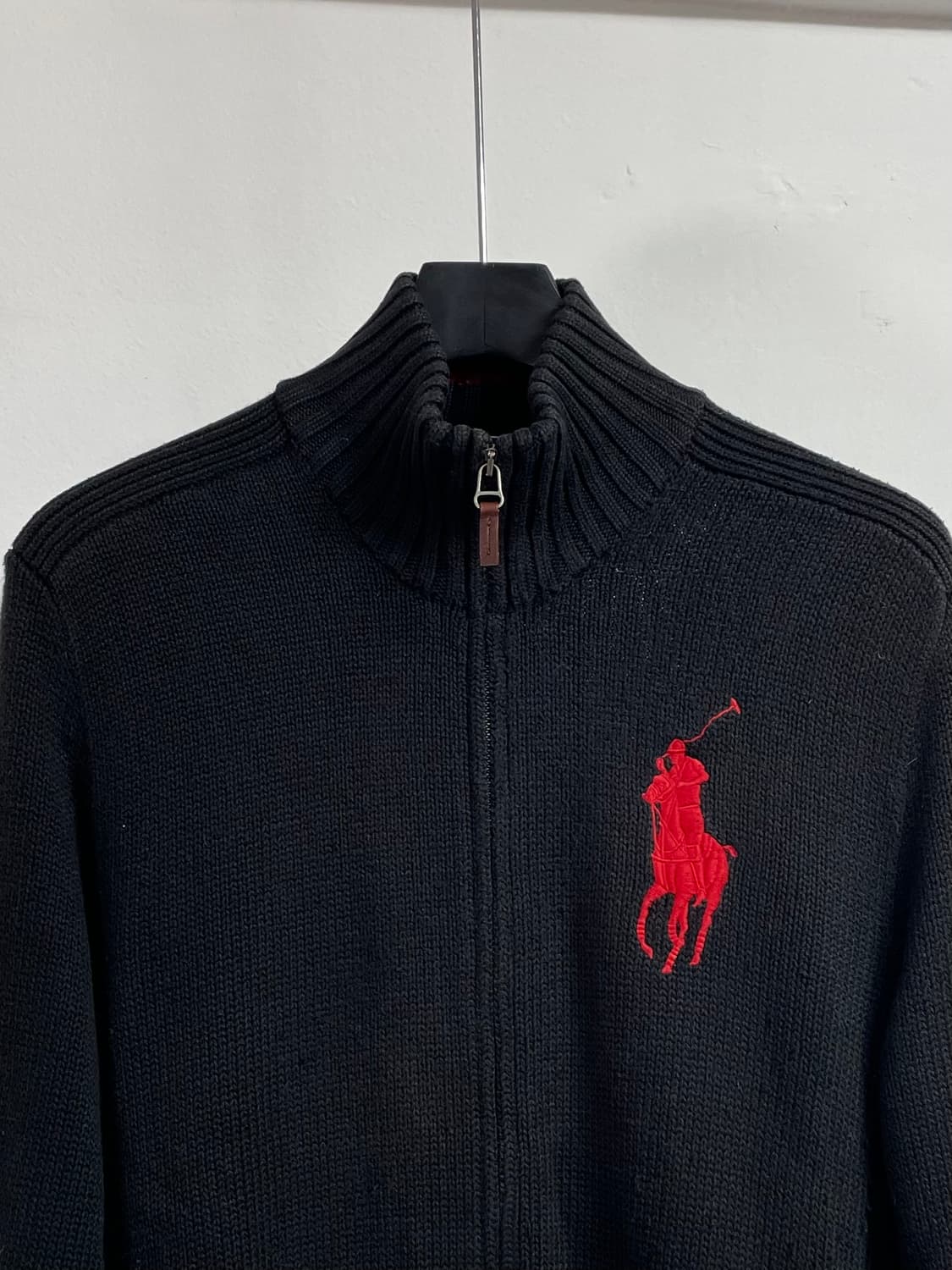 폴로 랄프로렌 빅포니 헤비코튼 투웨이 니트집업   상품이미지2