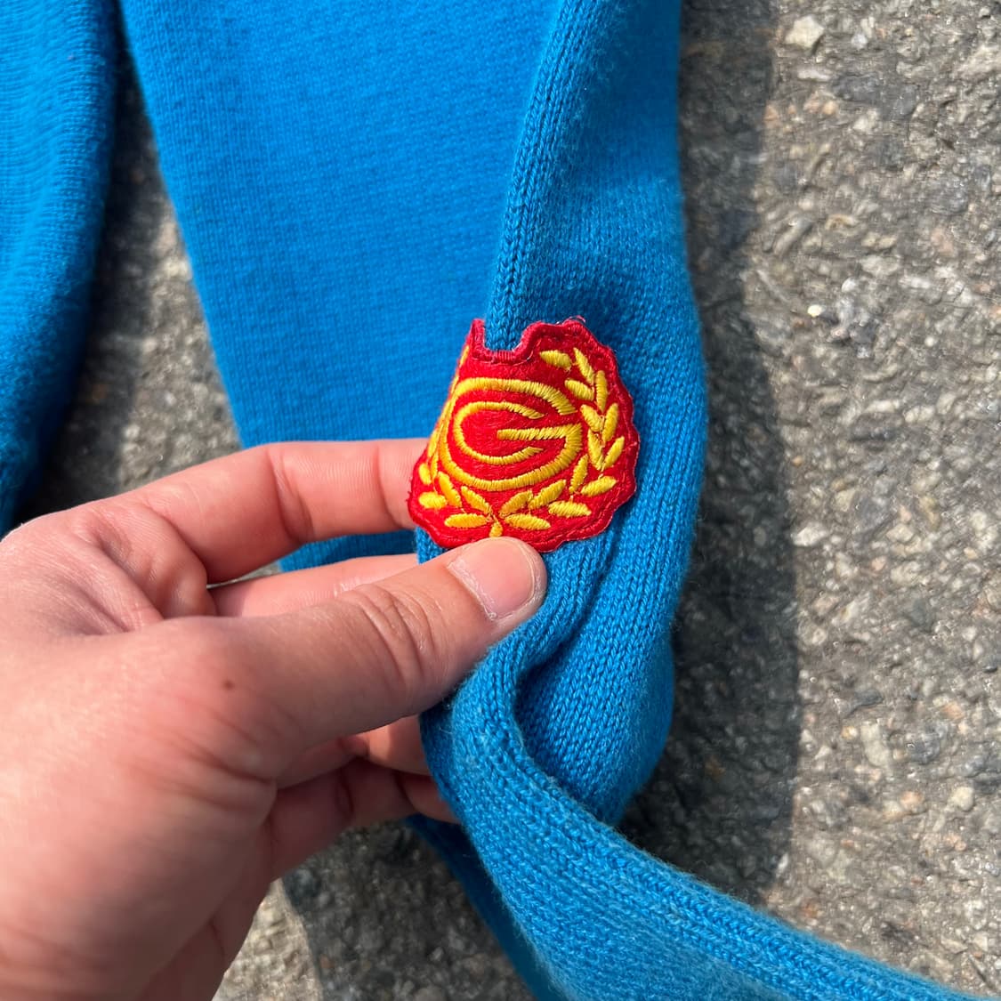 00‘s 아디다스 컬러블럭 집업 니트 상품이미지3