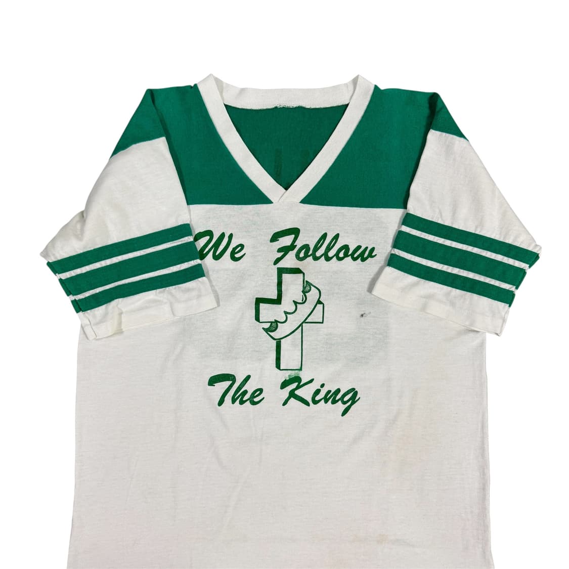 빈티지 90s Jesus The King 지저스 코튼 저지 티셔츠 상품이미지3